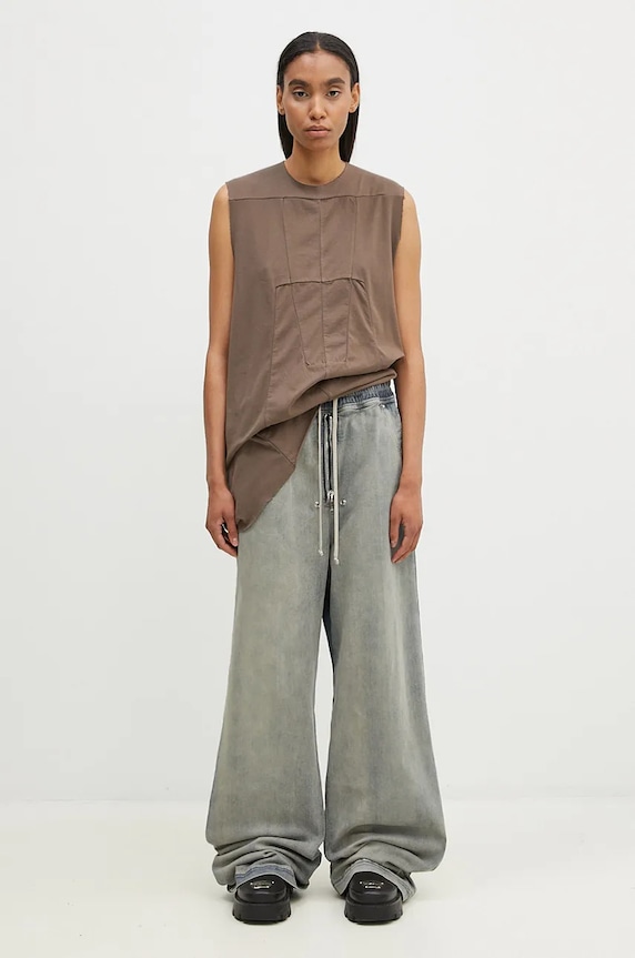 Rick Owens cotton top Luxor DS02D2111.RNP gray