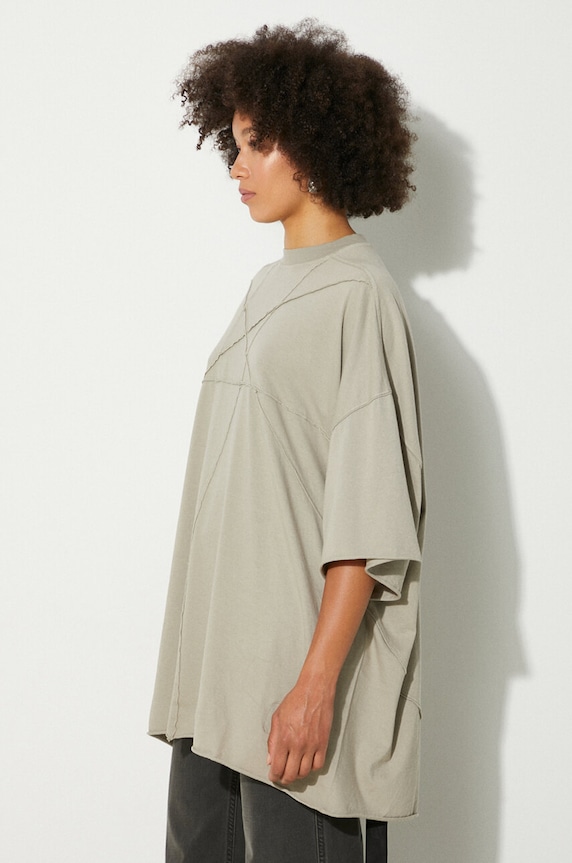 Rick Owens cotton t-shirt Tommy T beige DS02D2209.RNET1