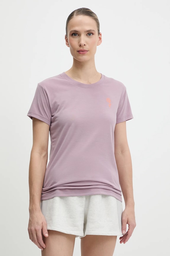 Helly Hansen t-shirt SKOG różowy 63083