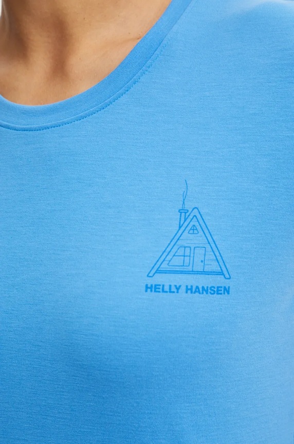 Helly Hansen t-shirt SKOG 63083 blu