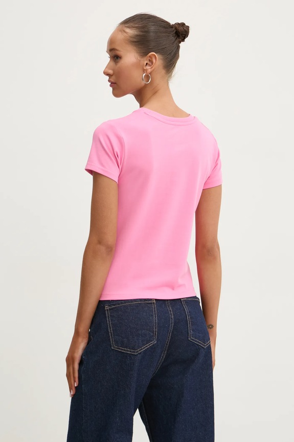 Ruházat Converse t-shirt 10027252.A05 rózsaszín