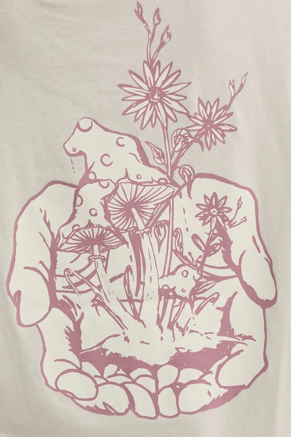 Βαμβακερό μπλουζάκι Champion 117497 μπεζ