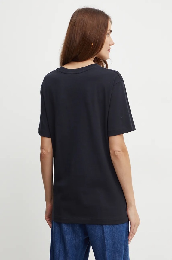 Ρούχα Βαμβακερό μπλουζάκι Patou JE1259990 μαύρο