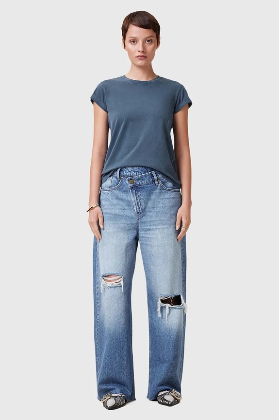 Βαμβακερό μπλουζάκι AllSaints ANNA W191JB