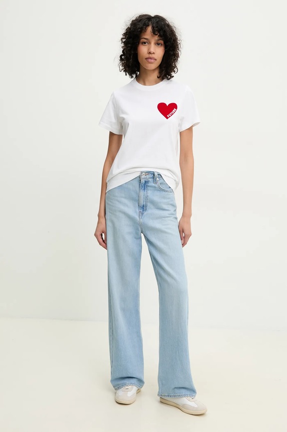 Pamučna majica FROM FUTURE WTS00829 bijela SS26