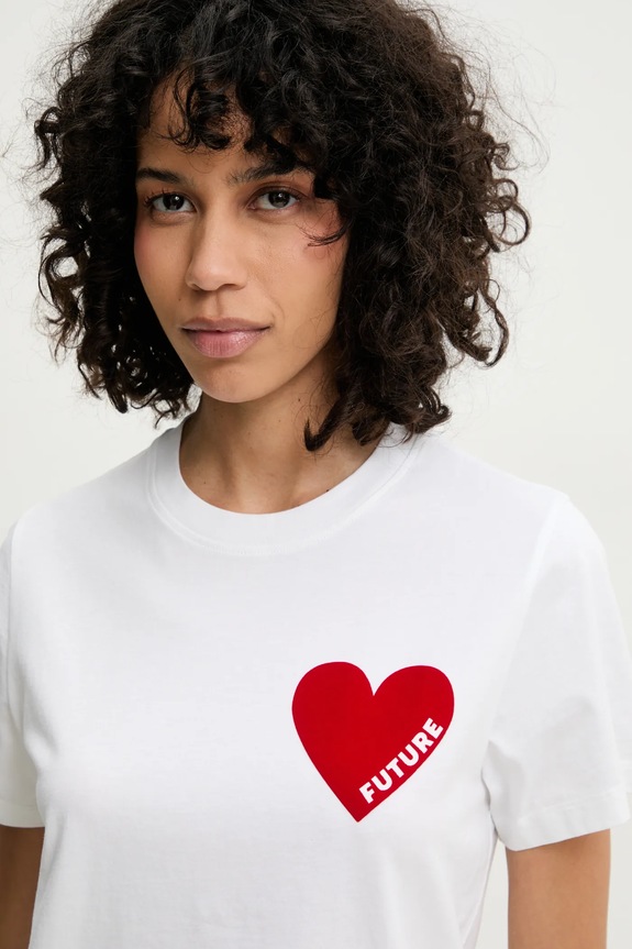Pamučna majica FROM FUTURE bijela WTS00829