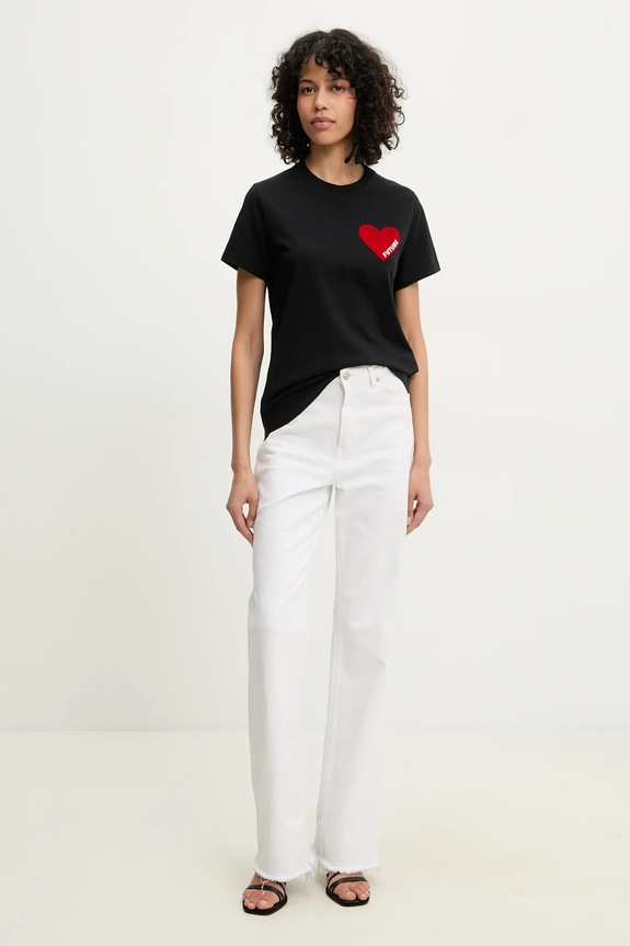 FROM FUTURE t-shirt bawełniany WTS00829 czarny SS26