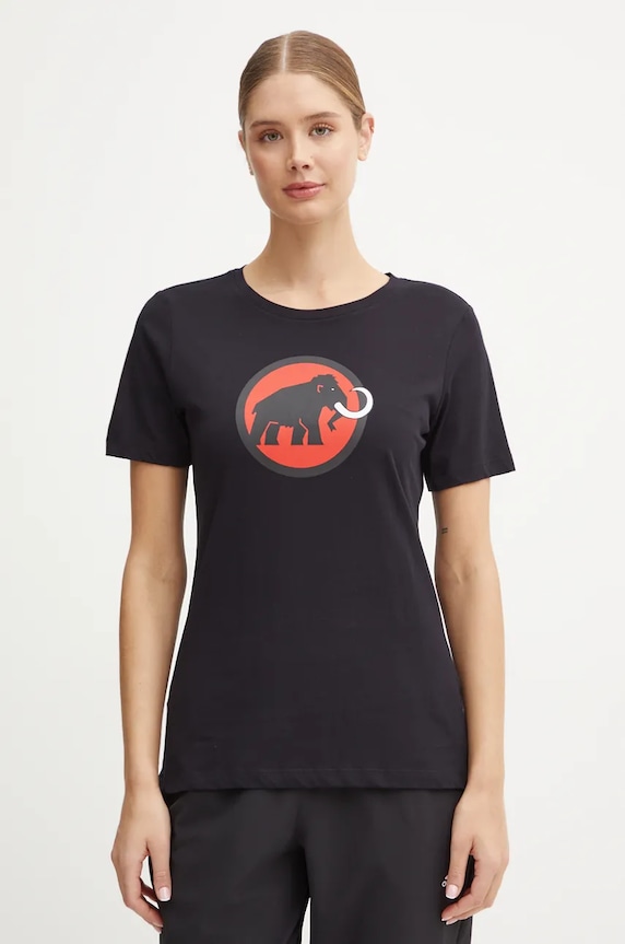 Тениска Mammut Core стандартна черен 1017.04072