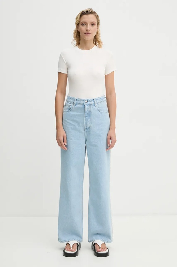 Majica kratkih rukava Nanushka AXTON NW24PFTP2490 bež AW24