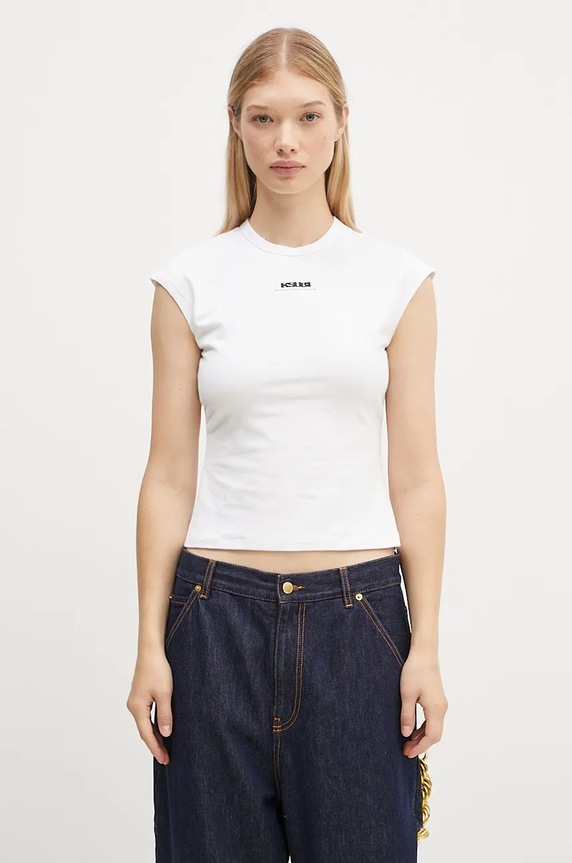 Top KSUBI Staple slim bijela WFA24TE004
