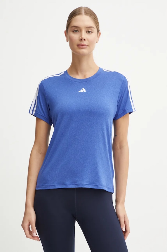 adidas Performance t-shirt treningowy Train Essentials regular niebieski IX0992