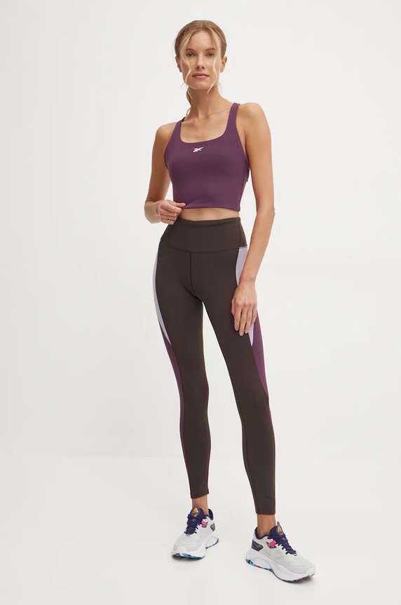 Sportski grudnjak Reebok LUX Collection 100205823 ljubičasta AW24