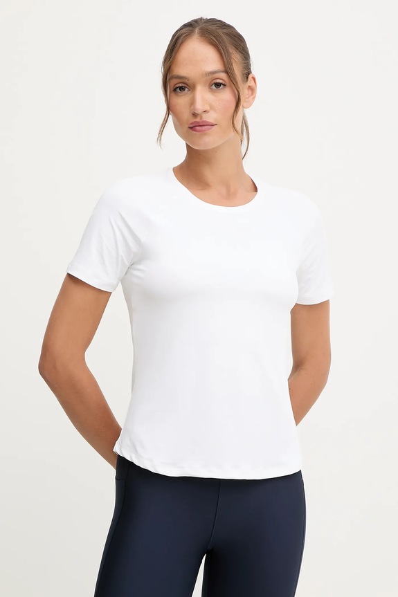 Casall T-shirt treningowy damski Essential z elastanem biały 24201