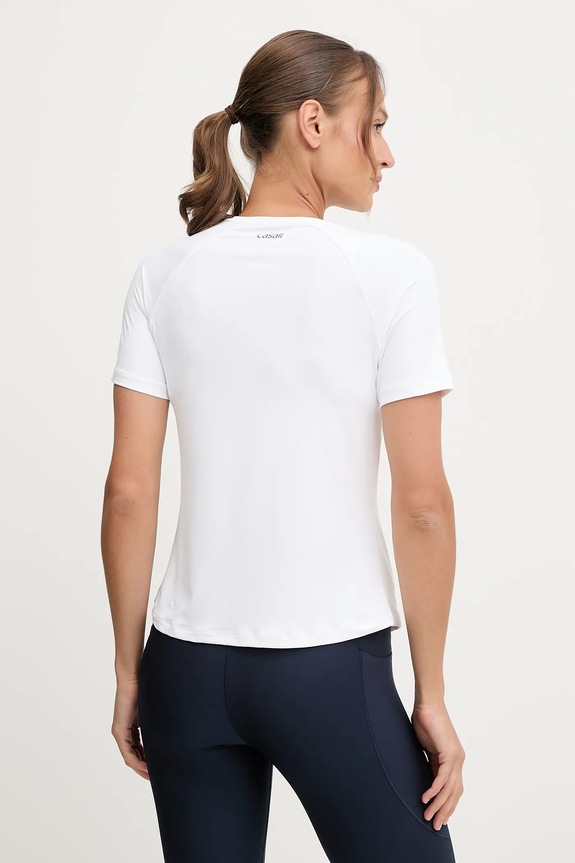 Odzież Casall T-shirt treningowy damski Essential 24201 biały