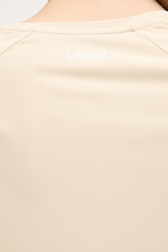 Casall T-shirt treningowy damski Essential 24201 beżowy