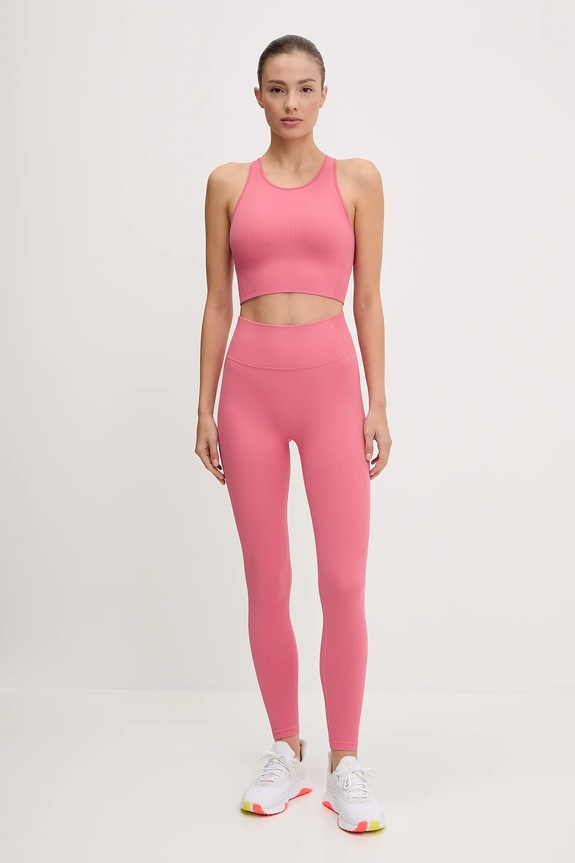Σουτιέν γιόγκα Casall Multi Rib 24130 ροζ AW25