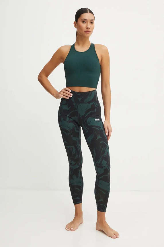 Casall reggiseno per joga Multi Rib 24130 verde AW25