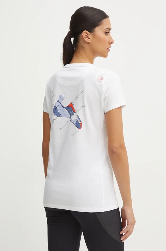 Odzież LA Sportiva t-shirt Mantra G23000000 biały