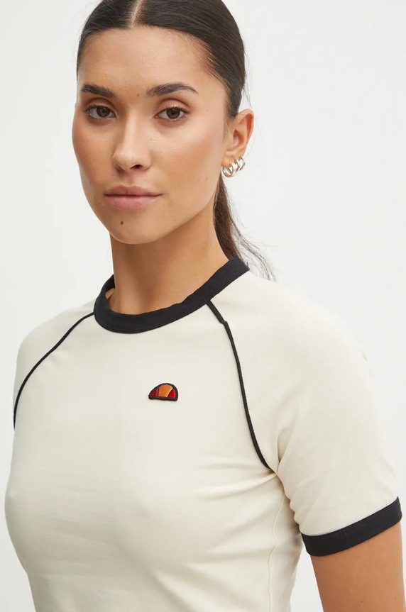 Majica kratkih rukava Ellesse CHEVALIER bež SGX20927