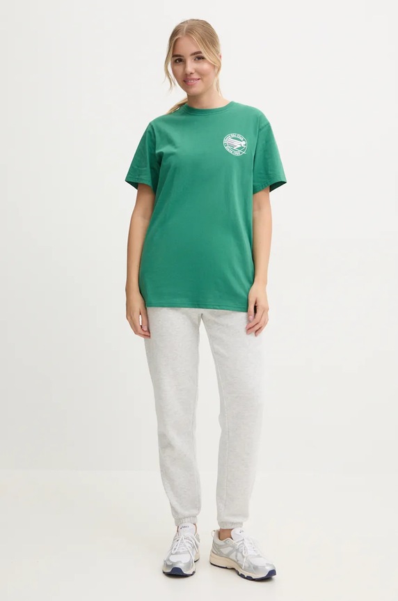 Βαμβακερό μπλουζάκι Ellesse MERIBEL SGX20906 πράσινο AW24