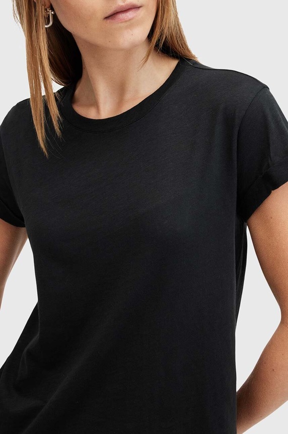 AllSaints tricou din bumbac ANNA TEE W238JB negru AA00