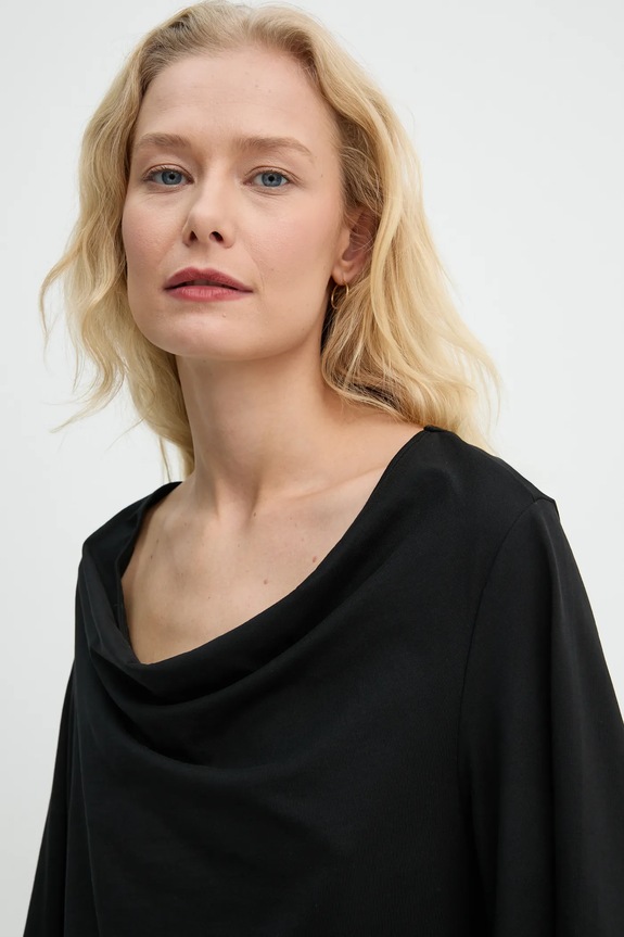 By Malene Birger t-shirt in cotone BRYAR nero 102155