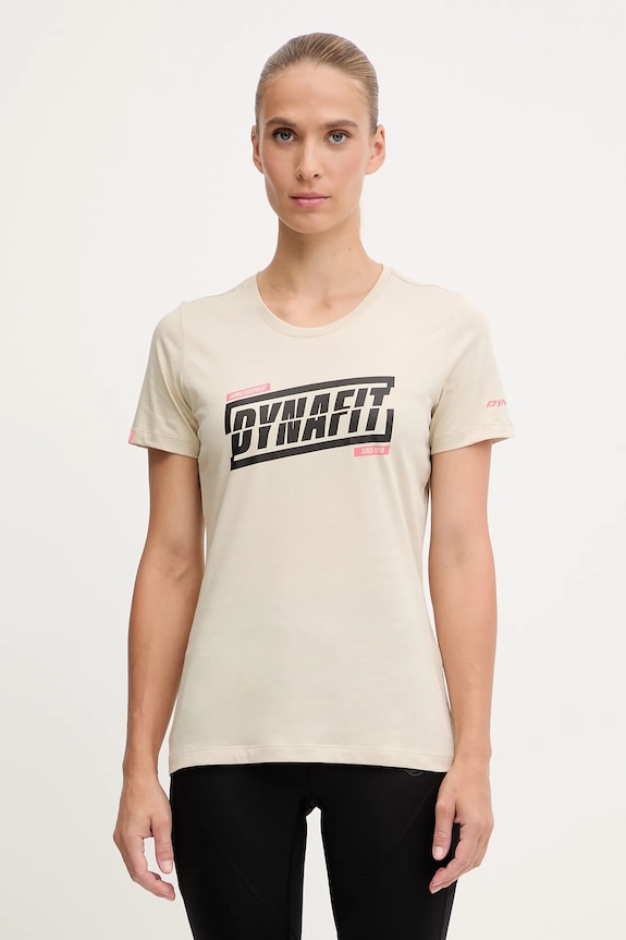 Dynafit t-shirt Graphic nadruk beżowy 08.0000070999