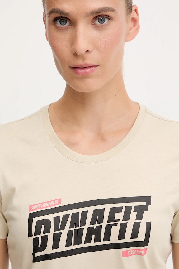 Dynafit t-shirt Graphic beżowy 08.0000070999