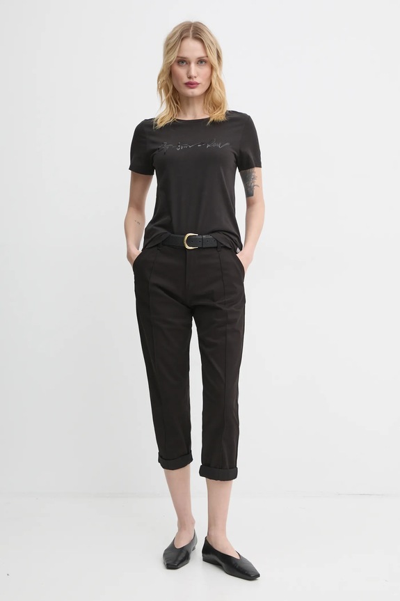 Pamučna majica G-Star D25064.A870 crna AW24