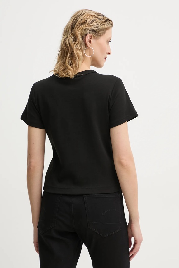Îmbrăcăminte G-Star tricou din bumbac D26423.C812 negru