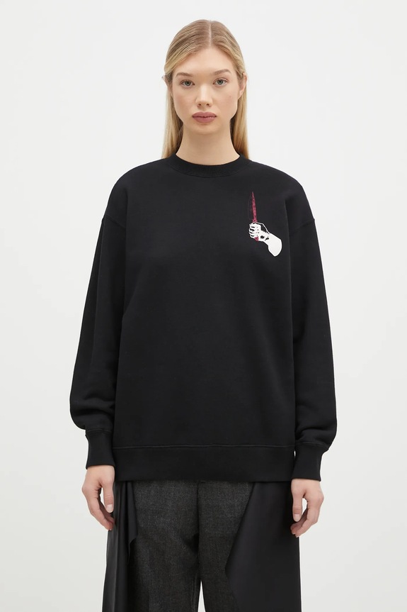Odzież Undercover bluza bawełniana C/S UC2D1894.3 czarny