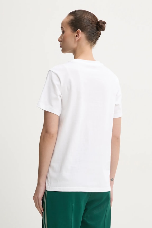 Îmbrăcăminte Converse tricou din bumbac 10027077.A04 alb