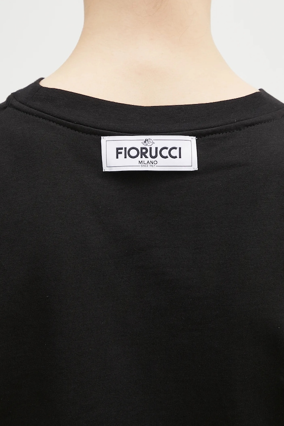Fiorucci cotton t-shirt Suspender Belt black W01FMTSH263CJ01BK01
