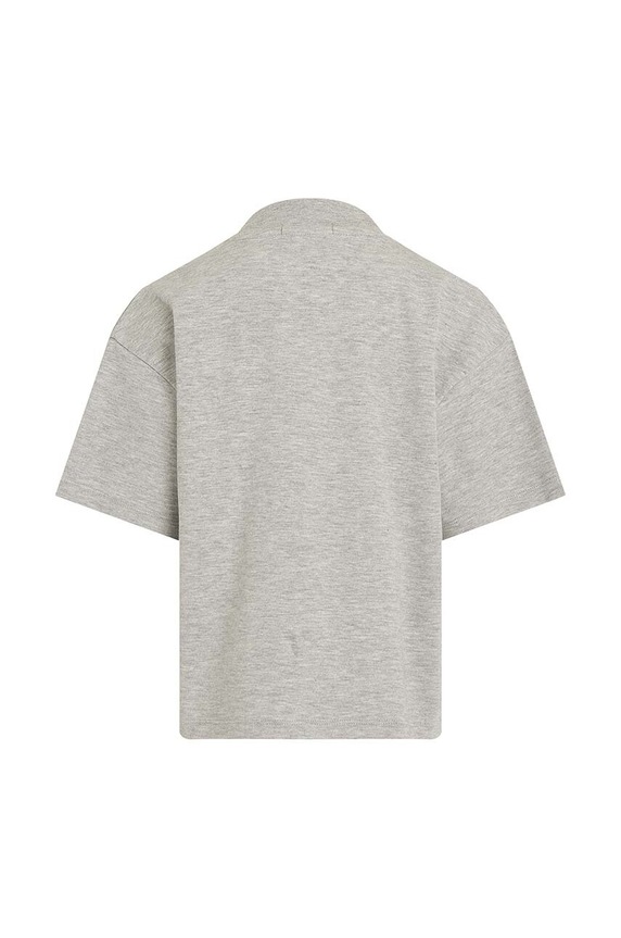 Dětské bavlněné tričko Calvin Klein Jeans IG0IG02537.9BYH. šedá AW24