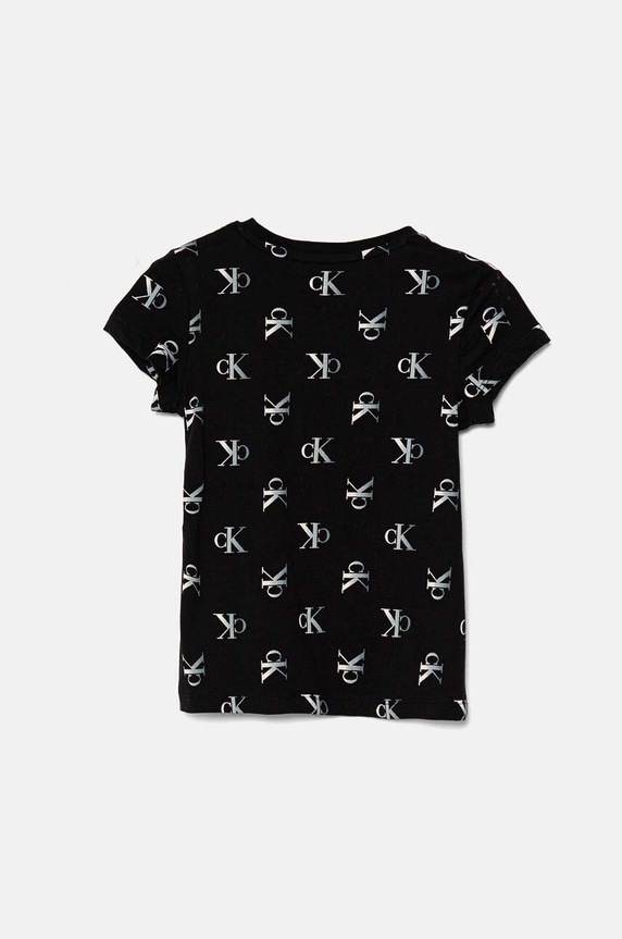 Dječja pamučna majica kratkih rukava Calvin Klein Jeans 2-pack IG0IG02695.9BYH.128.176 bež