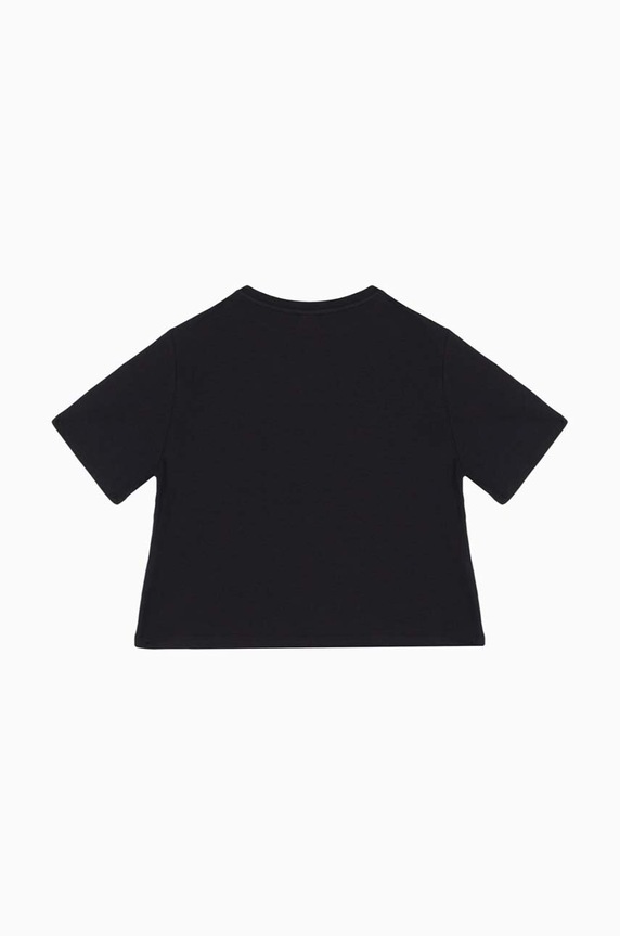 EA7 Emporio Armani t-shirt dziecięcy 6DFT09.FJDZZ czarny AW24
