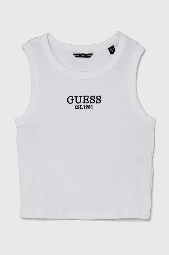Detský top Guess s elastanom biela J4YI16.KBZP4.9BYH