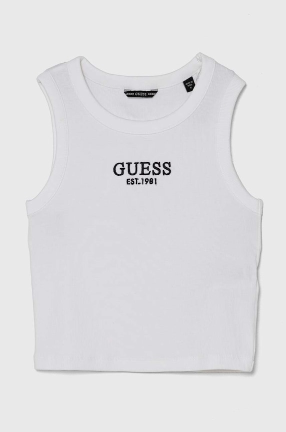 Detský top Guess s elastanom biela J4YI16.KBZP4.9BYH