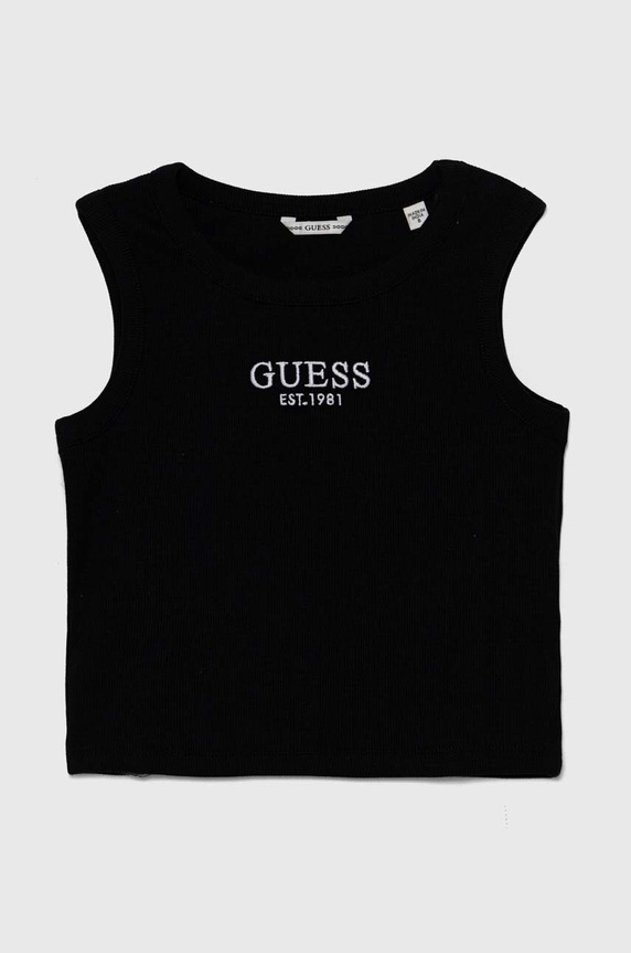 Παιδικό top Guess απλικέ μαύρο J4YI16.KBZP4.9BYH