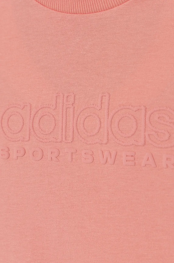 Djevojčice Dječja pamučna majica kratkih rukava adidas J SZN GFX TEE IV7114 roza