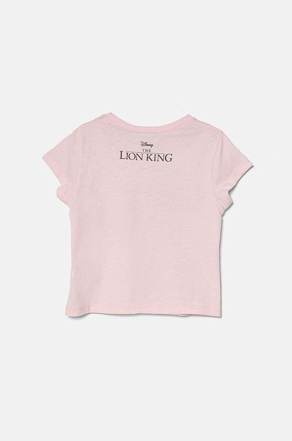 Dječja pamučna majica kratkih rukava United Colors of Benetton 3I1XG10GS.P.Seasonal roza AW24