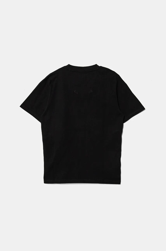 Guess t-shirt bawełniany dziecięcy H4BJ06.I3Z14.9BYH czarny AW24