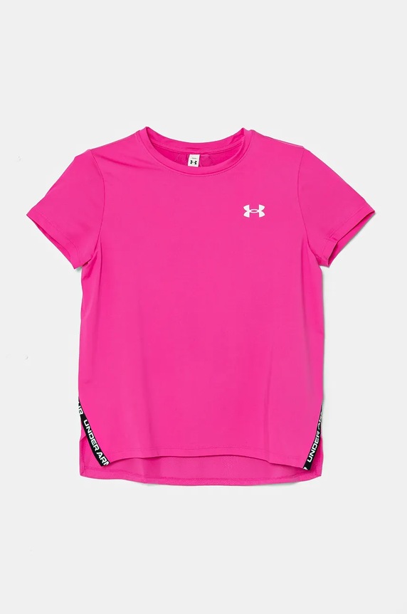 Dětské tričko Under Armour Knockout Tee s elastanem růžová 1383727