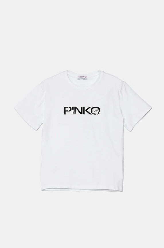Dětské tričko Pinko Up s elastanem bílá F4PIJGTH092