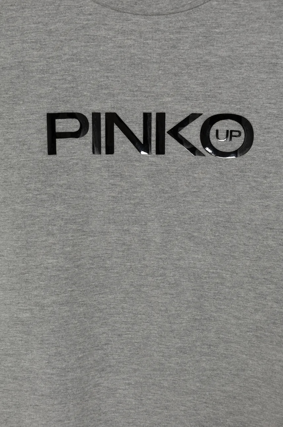 Dziewczynka Pinko Up t-shirt dziecięcy F4PIJGTH092 szary