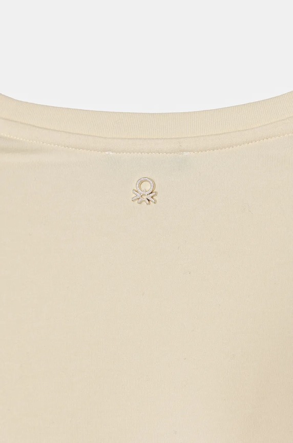Момиче Детска тениска United Colors of Benetton 3Q8DC10LW.G.Seasonal бежов