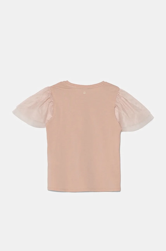 Дитяча футболка United Colors of Benetton 3Q8DC10LW.G.Seasonal рожевий AW24