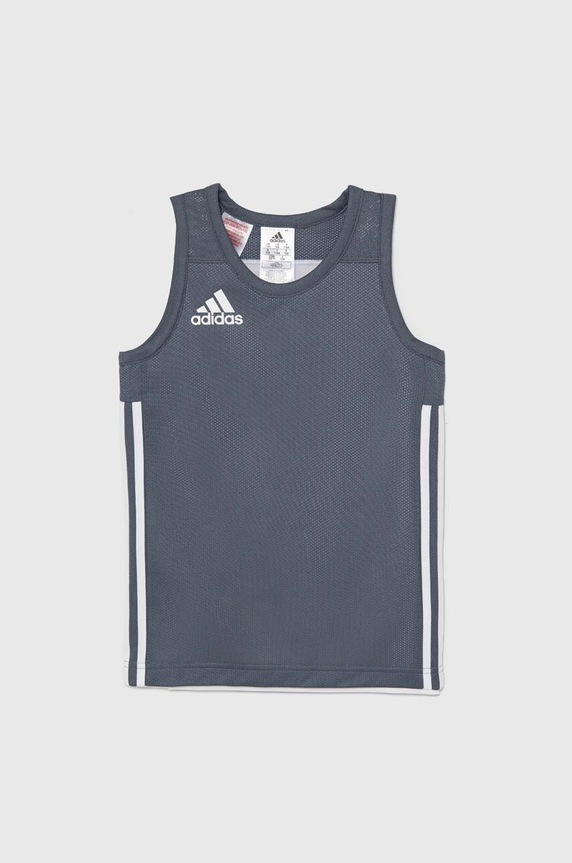 Dětský top adidas Originals 3G SPEE REVRS kulatý šedá DY6619