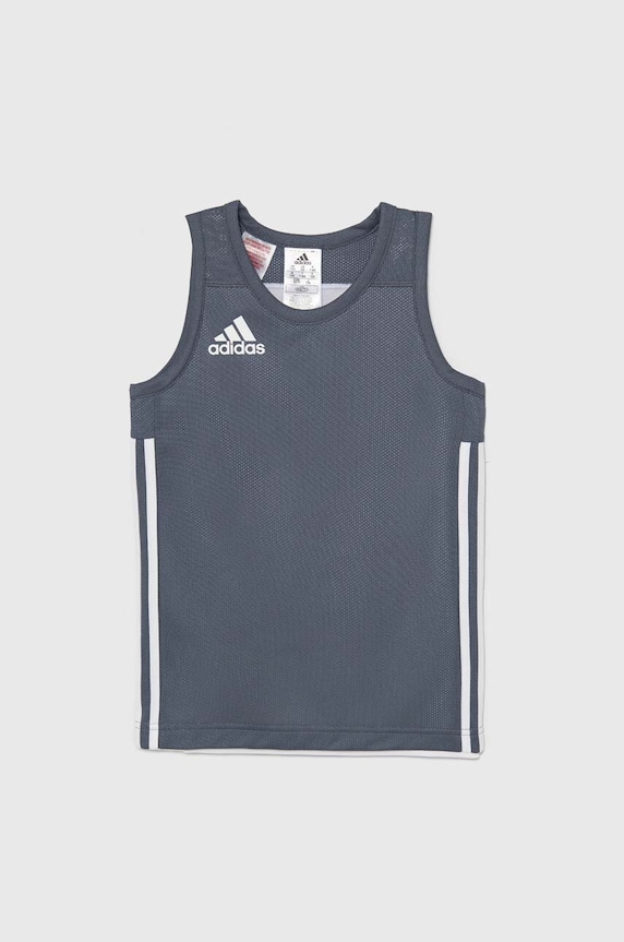 Dětský top adidas Originals 3G SPEE REVRS kulatý šedá DY6619