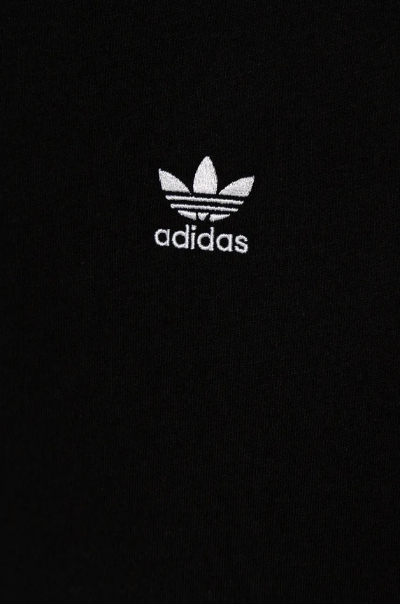 Detské bavlnené tričko adidas Originals TEE čierna IW3495